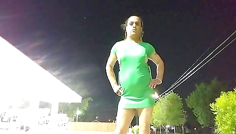 Bianca plays with her naked body when it's not her for sport