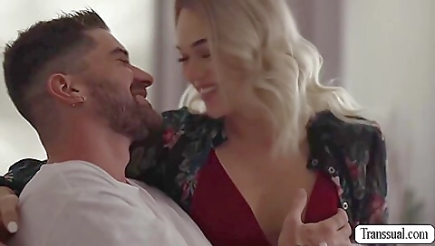 Blonde gets her mouth and throat fucked in anal and deep throat