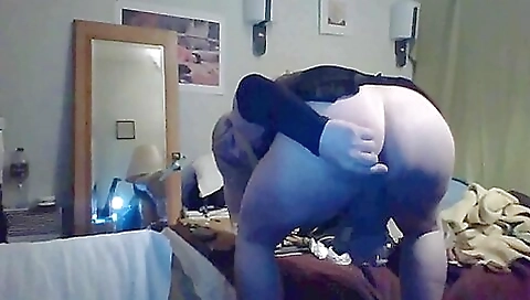 Amateur blonde teen masturbates with a homemade toy