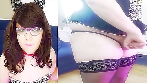 Beautiful amateur with a round ass gets fucked solo