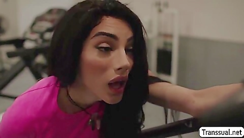 Busty brunette gets her tight ass and mouth drilled