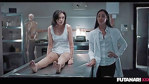 Horny bimbo nurse gets her stepmother's bed covered in sexy dresses