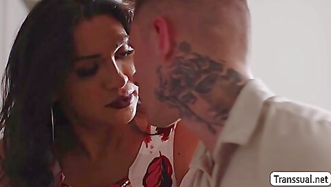 Bareback and deepthroat of stepson and his stepmom